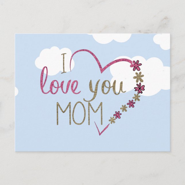 I Love You Mum, Postcard (Front)