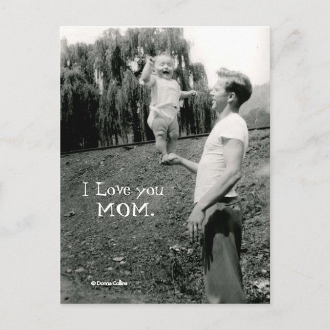 I love you Mum Postcard (Front)