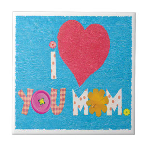 i love you mum tile