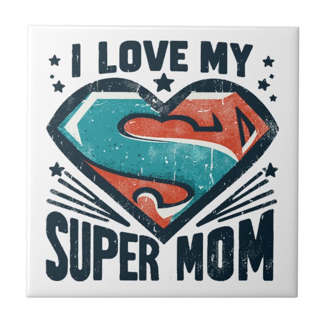  I Love You Mum Tile (Front)