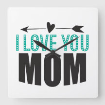 I Love You Mum Wall Clock