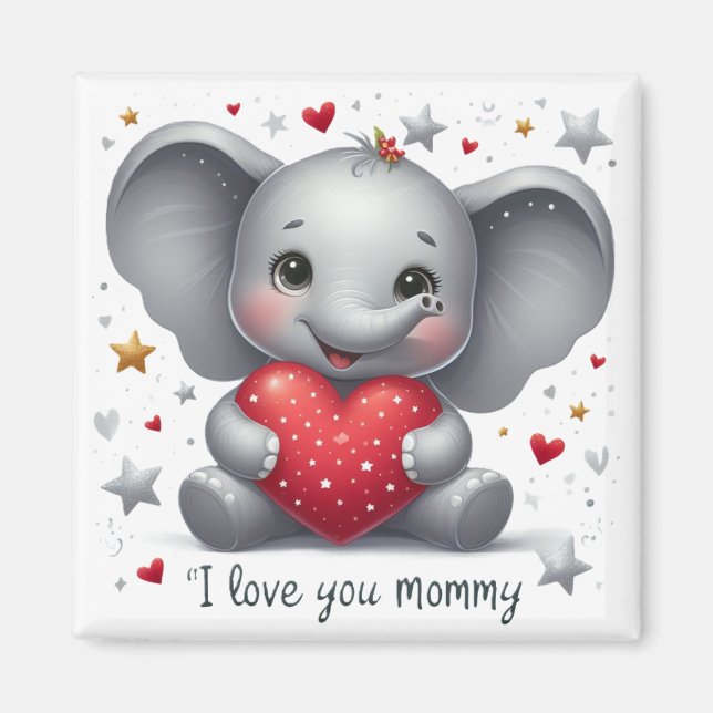 I Love You Mummy  Magnet (Front)