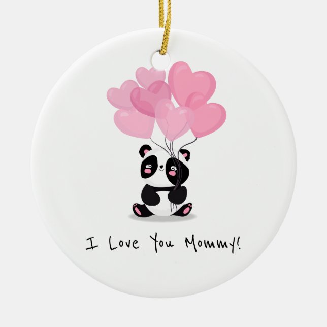 I Love You Mummy Mother's Day | Ornament (Front)