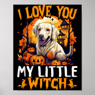I love you my little witch poster
