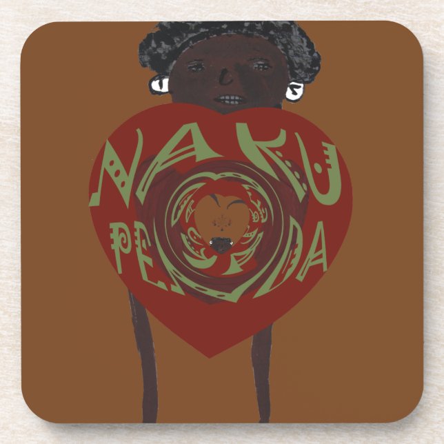 I love You! Nakupenda Sana Coaster (Front)