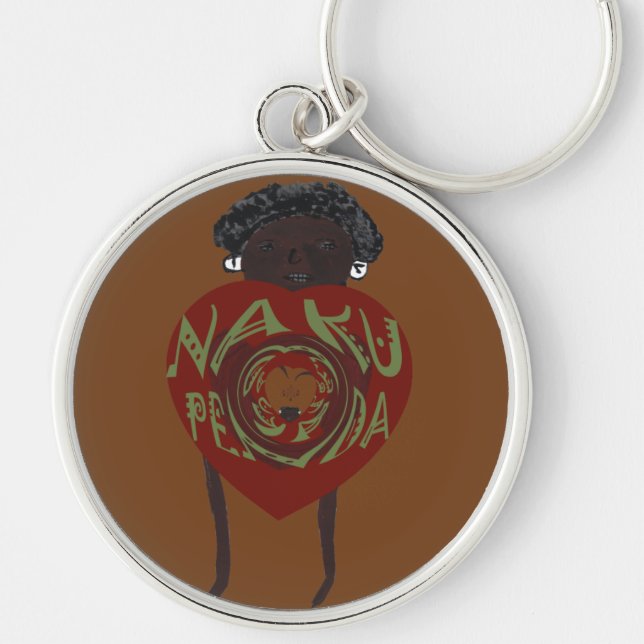 I love You! Nakupenda Sana Key Ring (Front)