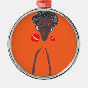 I love you Nakupenda Swahili Metal Tree Decoration