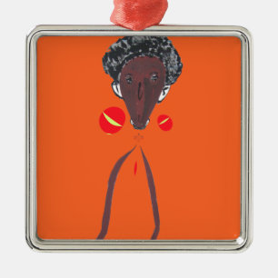 I love you Nakupenda Swahili Metal Tree Decoration