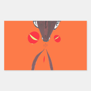 I love you Nakupenda Swahili Rectangular Sticker