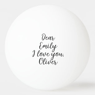  I Love You Name Template Ping Pong Ball