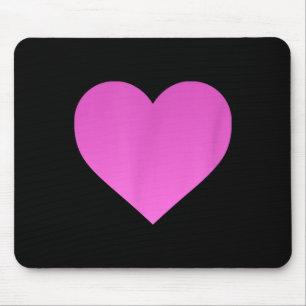 I Love You Nk Purple Heart Valentine's Day Emotico Mouse Pad