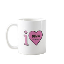 I Love You Olivia, Valentine's Day Gift For Olivia