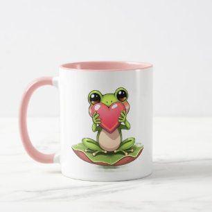 I Love You Personalised Chibi Toad Mug