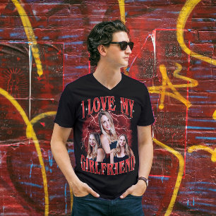 I Love You Personalised Custom Bootleg Couple Gift T-Shirt