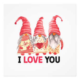 I love you photo print