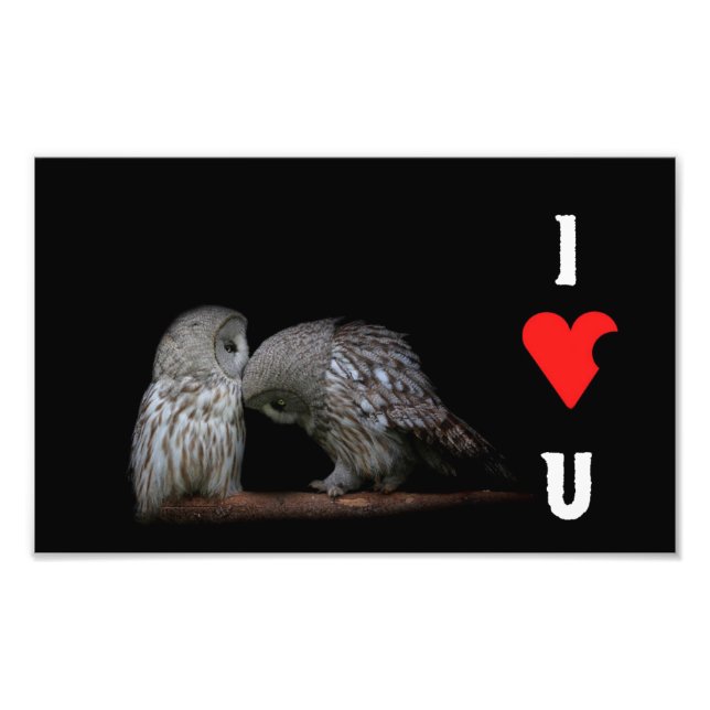 I love you photo print (Front)