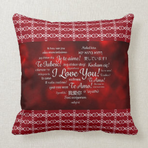 I love you pillow