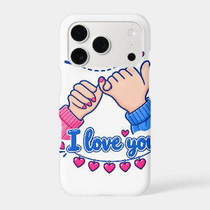 I Love You Pinky Promise Cute Hearts