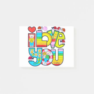 I Love You Post-it Notes