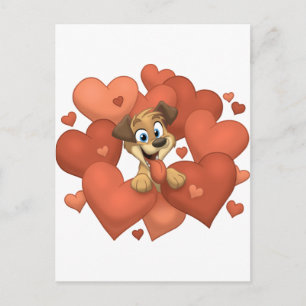 I Love You Postcard