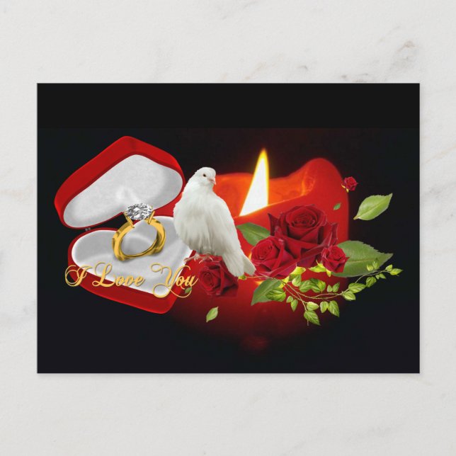 I love you- Postcard (Front)