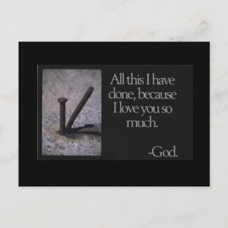 I love you. postcard