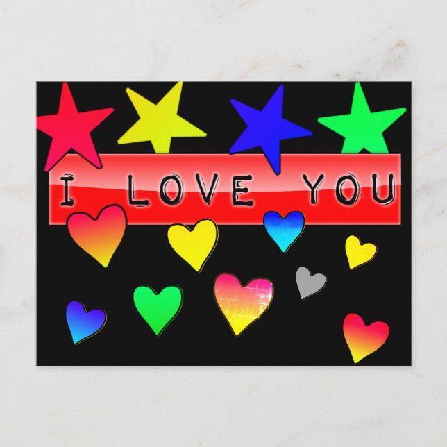 I Love You Postcard (Front)