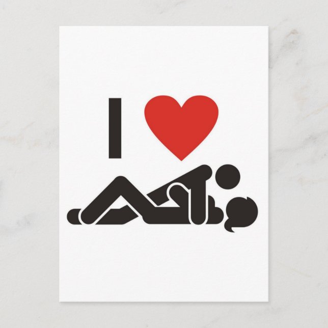 I Love You Postcard (Front)