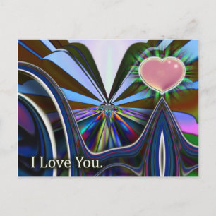 I Love You Postcard