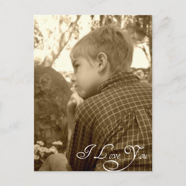 I Love You Postcard (Front)
