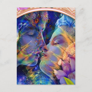 I love you postcard