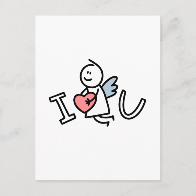 I love you postcard (Front)