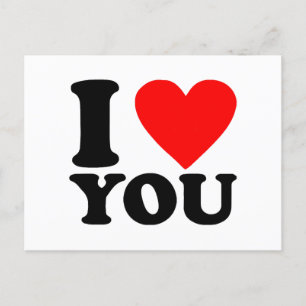 I Love You Postcard