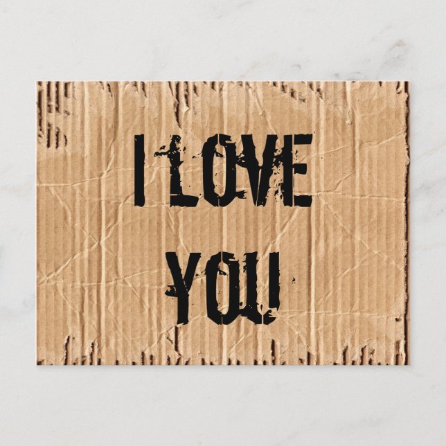 i love you postcard (Front)