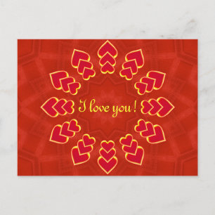 I love you! - Postcard
