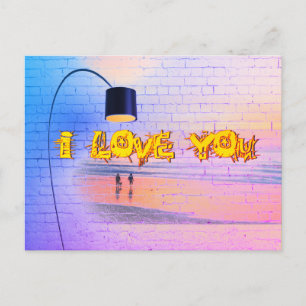 I Love You Postcard