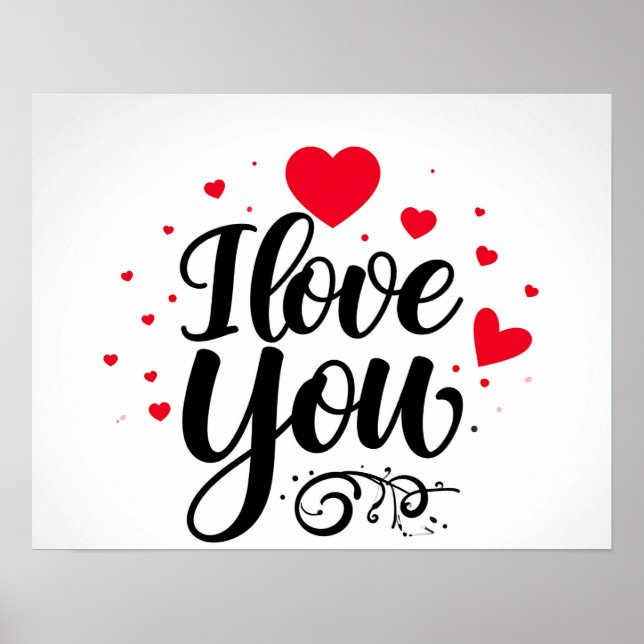 i love you poster (Front)