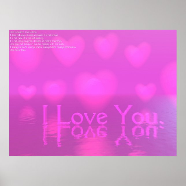I Love You Poster (Front)