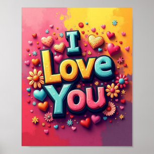 I love You Poster