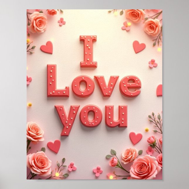 I love You Poster (Front)
