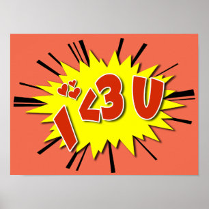 I love you poster