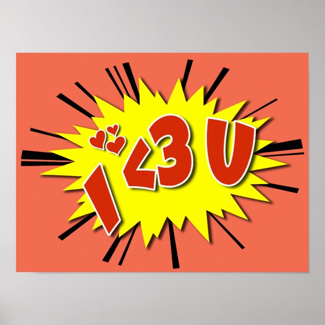 I love you poster (Front)