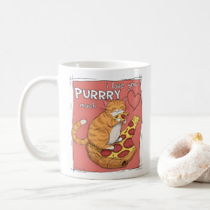 I Love You Purrry Much Funny Cat Lover Gift  Coffee Mug