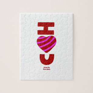 I Love You Puzzle 20.3 cm x 25.4 cm