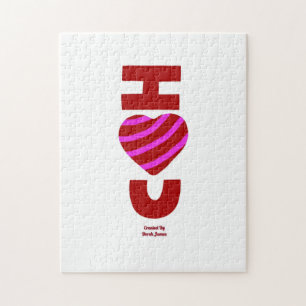 I Love You Puzzle 28 cm x 35.5 cm