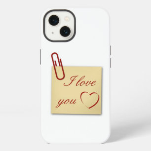 I love You - Romantic Note - Case-Mate iPhone Case