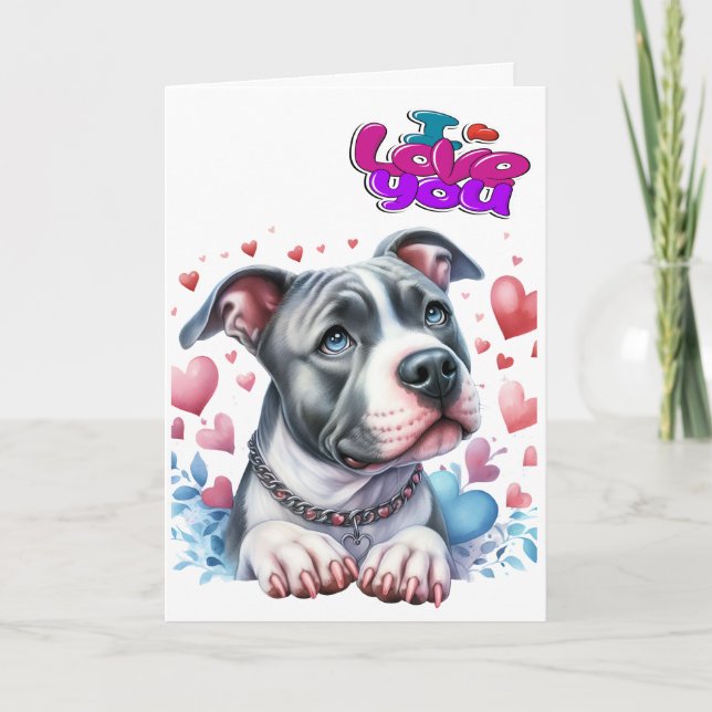 I LOVE YOU - See Inside .  Card (Front)