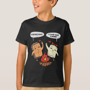 I Love You Smore Funny Camping Couple Camper Men W T-Shirt