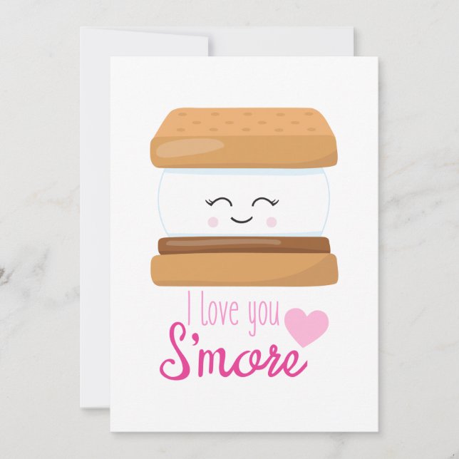 I Love You Smore Invitation (Front)