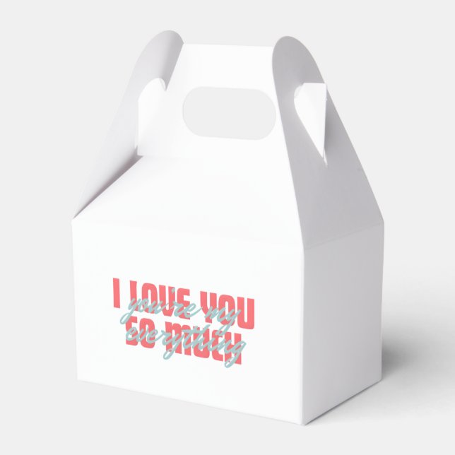 I Love You So Much Favour Box (Front Side)